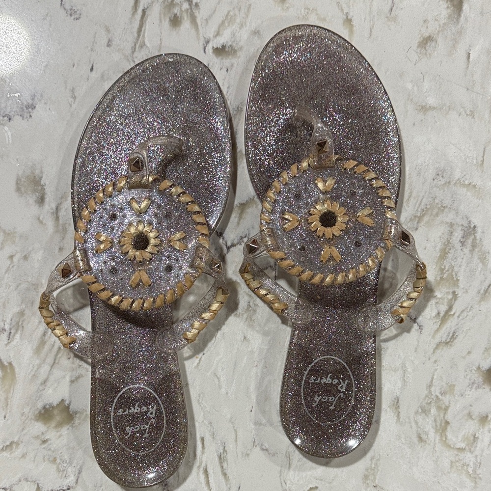 Jack Rogers Georgica Sparkle Jelly Sandal